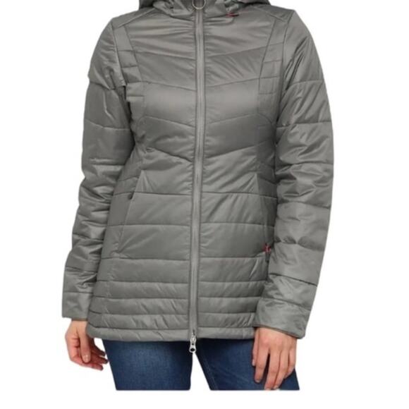 Outdoor Research Women’s Primaloft Breva Jacket Size Small Grey And Pink Outdoor - Picture 6 of 16